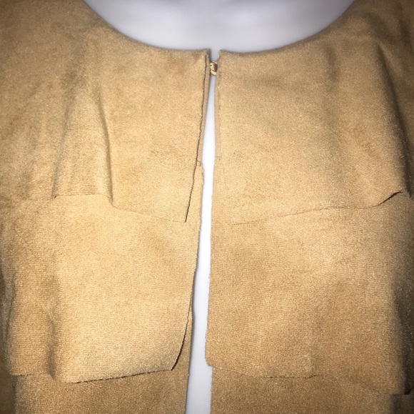 Tan suede like cardigan by Chico’s !! - Picture 3 of 4